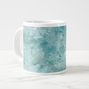 Ocean’s beauty. Aqua Crystal. Large Coffee Mug
