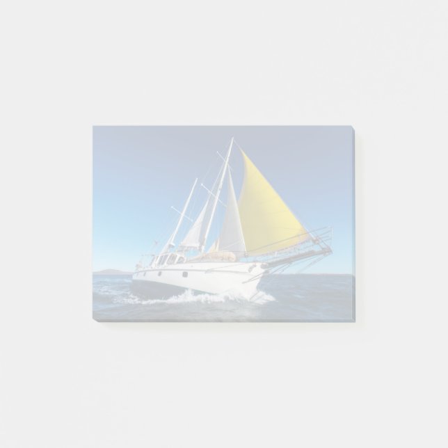 Ocean Sailing In A Yacht Post-it Notes (Front)