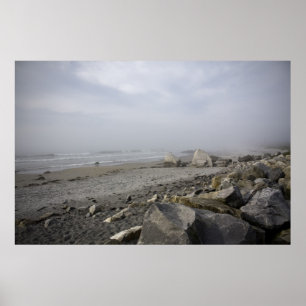 Ocean, Sand, and Fog fine art print