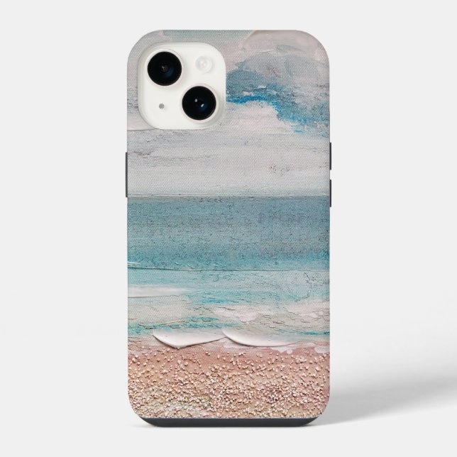 Ocean Sand Texture  iPhone Case (Back)