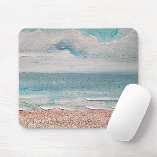 Ocean Sand Texture Mouse Pad (With Mouse)