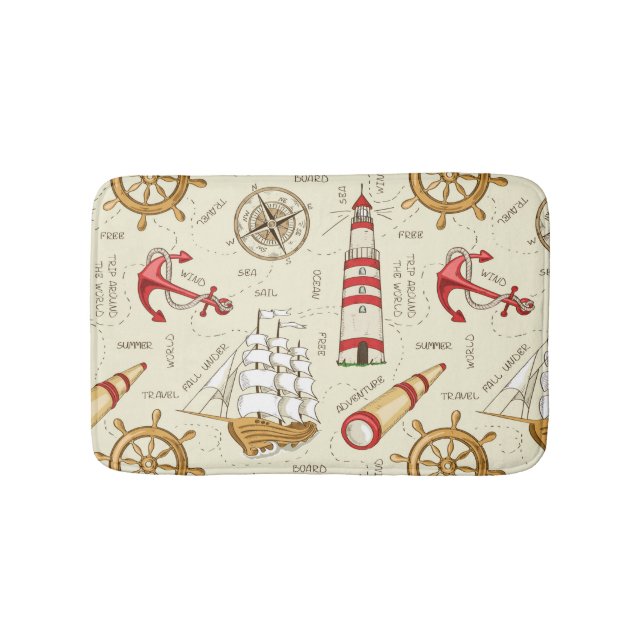 Ocean Scene Bath Mat (Front)