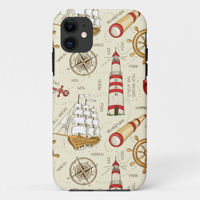 Ocean Scene Case-Mate iPhone Case (Back)