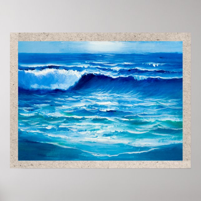 Ocean Scene Poster (Front)
