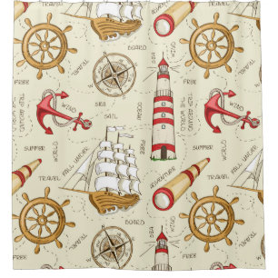 Ocean Scene Shower Curtain