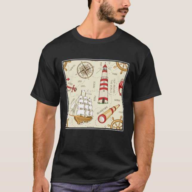 Ocean Scene T-Shirt (Front)