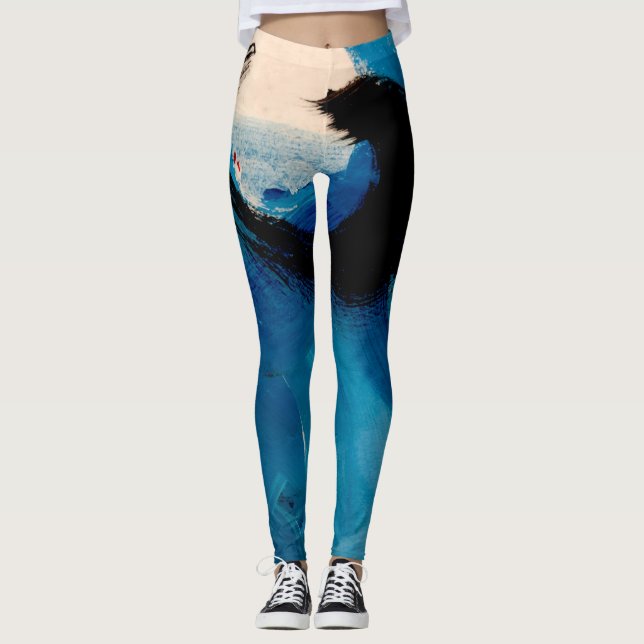 Ocean Scenes Leggings (Front)