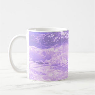 Ocean Sea Beach Purple Waves Water  Coffee Mug