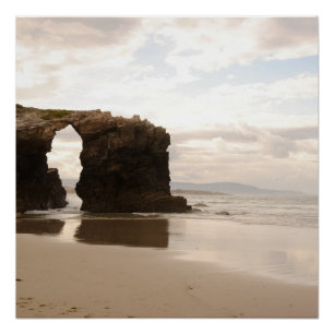 Ocean Sea Beach Rock Sand Nature Name Personalise Poster