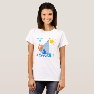 Ocean Sea Boating Sail customisable T-Shirt