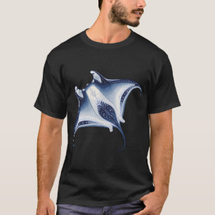 Ocean sea floral manta T-Shirt