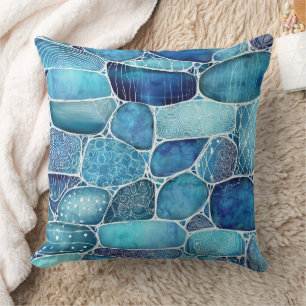 Ocean Sea Glass Cushion