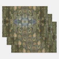 Ocean Sea Marine Sediment Gemstone Boxed Pattern