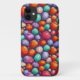 Ocean Sea Shell Colourful Beach Design iPhone 11 Case