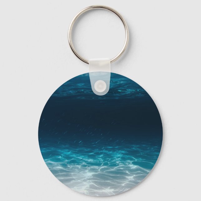 Ocean Sea Water Under the Sea Key Ring (Front)