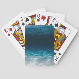 Ocean Sea Water Under the Sea Playing Cards