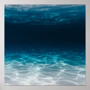 Ocean Sea Water Under the Sea Poster