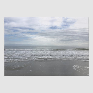 Ocean Sea Waves Water Beach Nature Landscape Photo Tissue Paper