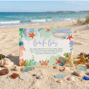 Ocean Sea you Soon Summer Baby Shower Enclosure Card