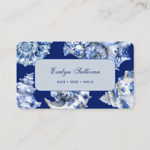 Ocean seashells business card