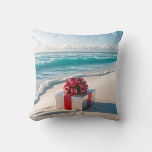 Ocean Seashore Christmas Gift Cushion