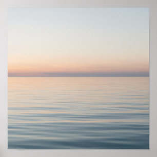 Ocean Serenity at Sunset Poster