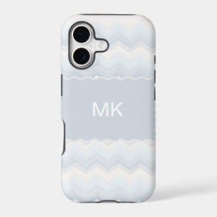 Ocean Shades Watercolor Chevron