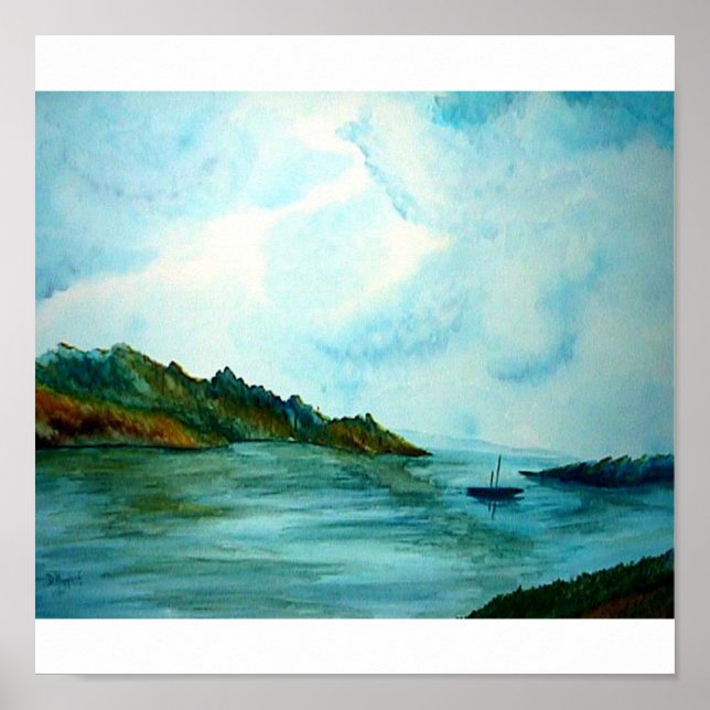 Ocean Shore Poster (Front)