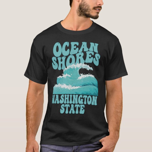 Ocean Shores Washington T-Shirt (Front)