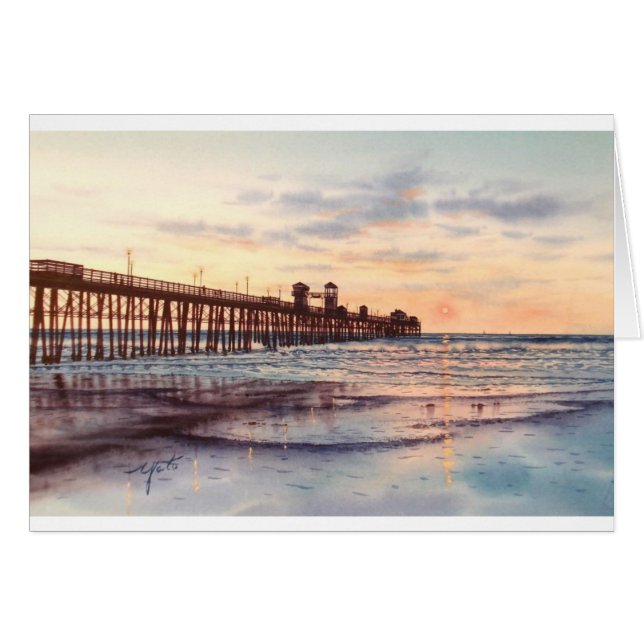 OCEAN SIDE PIER SUNSET (Front Horizontal)