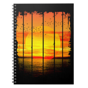 OCEAN SIMPLE SUNSET NOTEBOOK