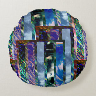 #OCEAN&SKY #THESURFINGMERMAID @ MAGHIE.ORG ROUND CUSHION