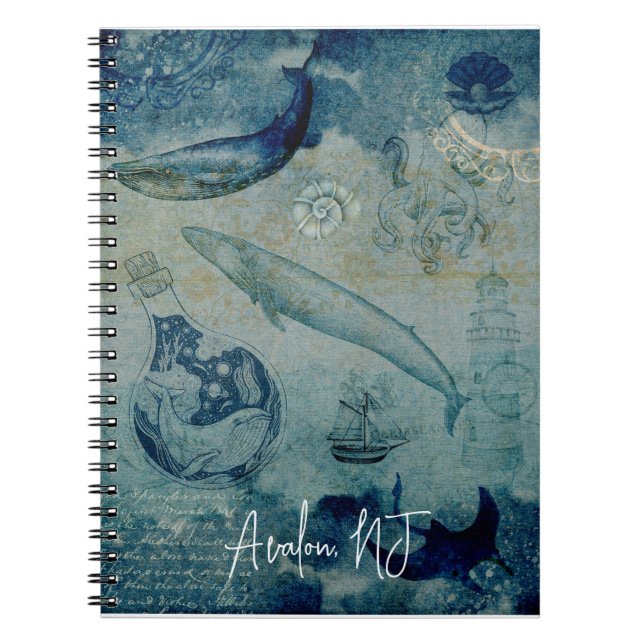 Ocean Spiral Journal/ Guest Book (Front)