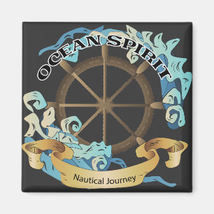 Ocean Spirit Nautical Journey Theme Magnet