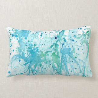 Ocean Splatter Lumbar Cushion