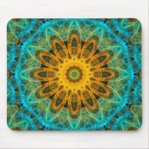 Ocean Star Mandala Mouse Pad