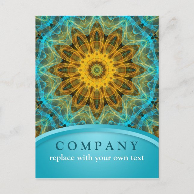 Ocean Star Mandala Postcard (Front)