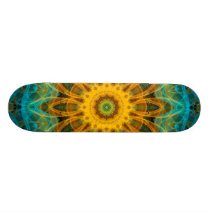 Ocean Star Mandala Skateboard