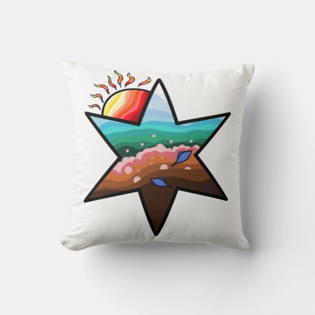 Ocean Star Sunset Cushion (Front)
