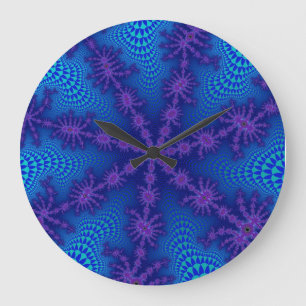 Ocean Starburst Large Clock