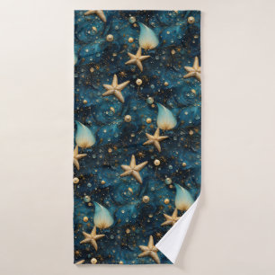 Ocean Starfish Pattern Bath Towel