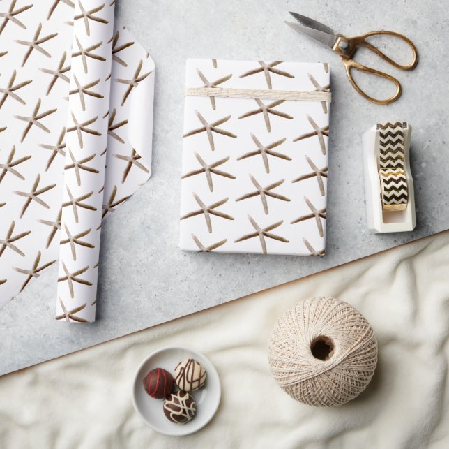 Ocean Starfish Wrapping Paper (Crafts)