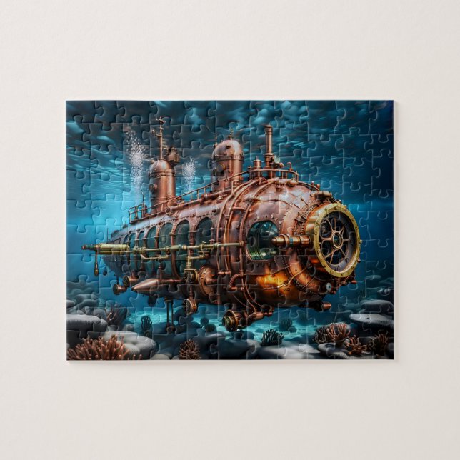 Ocean Steampunk Puzzle (Horizontal)