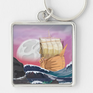 Ocean Storm Key Ring