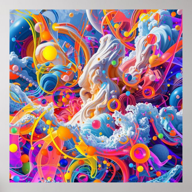 Ocean Storm Poster (Front)