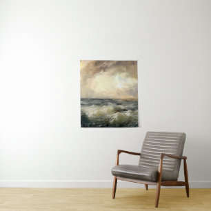 Ocean Storm Waves Tapestry