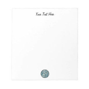 Ocean Summer Beach Waves Volleyball Personalised Notepad