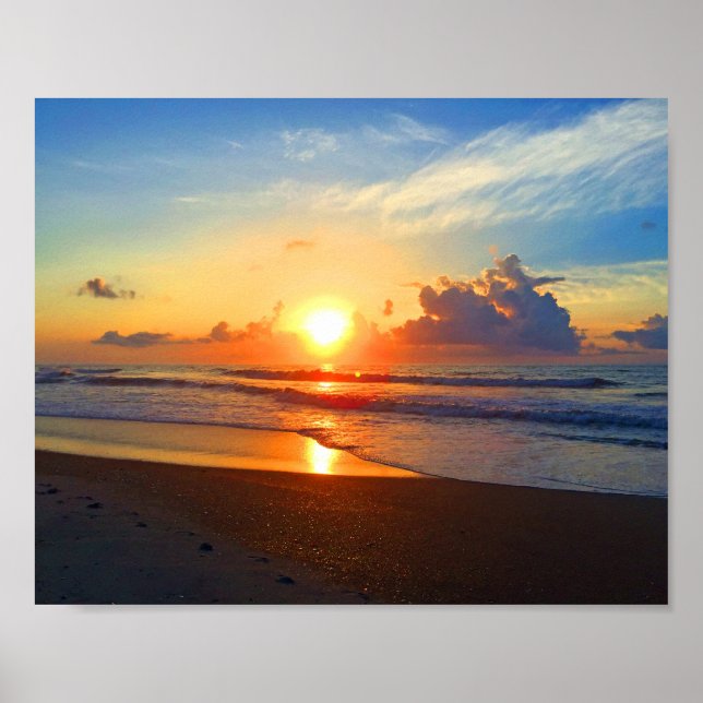 Ocean Sun Poster (Front)