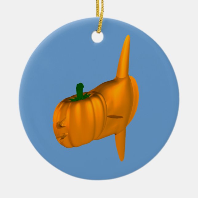 Ocean Sunfish Ceramic Tree Decoration (Front)