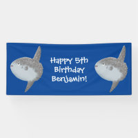 Ocean sunfish mola mola cute cartoon